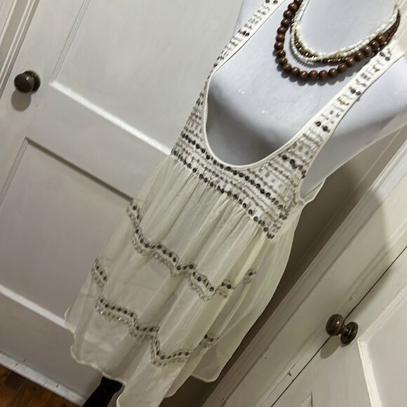 Starscene Los Angeles Sheer Sleeveless Tank Top Layer Piece Women's Large - Picture 2 of 10